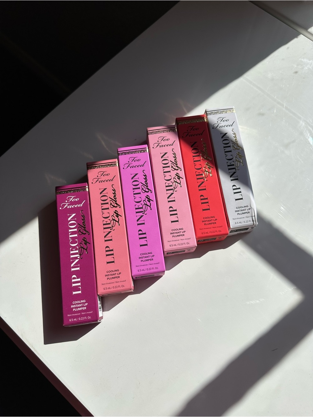 Too Faced Lip Injection Cooling Instant Lip Plumpers Bundle of 6 NEW - Picture 2 of 7